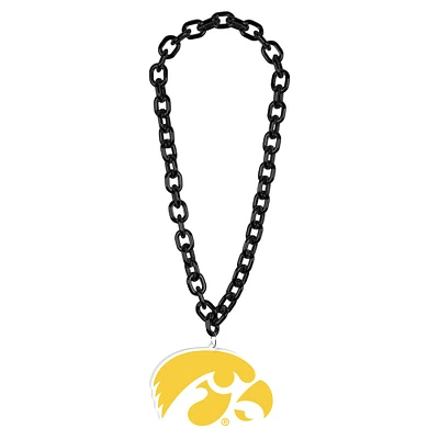 WinCraft Iowa Hawkeyes Collier avec logo à grande chaîne