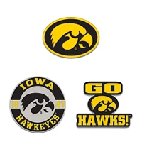 Ensemble de pin de collection WinCraft Iowa Hawkeyes en trois pièces