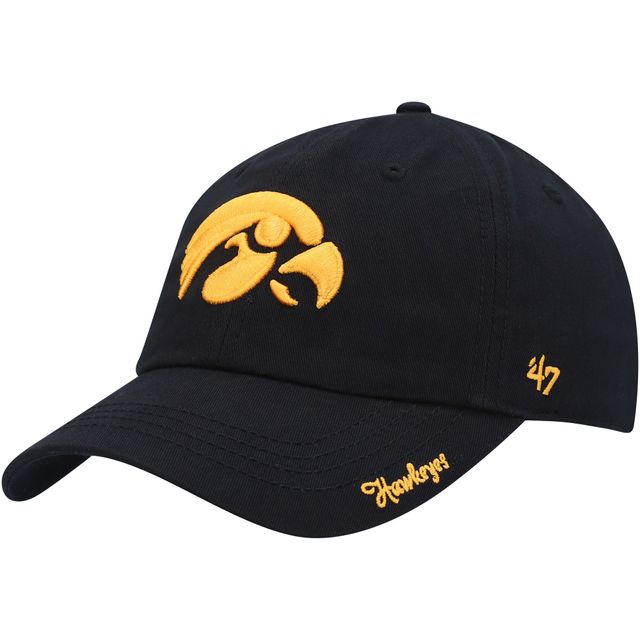 Casquette ajustable à logo Miata Clean Up Iowa Hawkeyes noir '47 pour femme