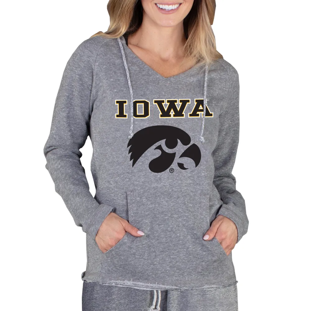 Lids Iowa Hawkeyes Concepts Sport Women's Mainstream Lightweight Terry  Pullover Hoodie - Gray