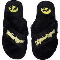 FOCO Iowa Hawkeyes Script Cross Slide Chaussons pour femme