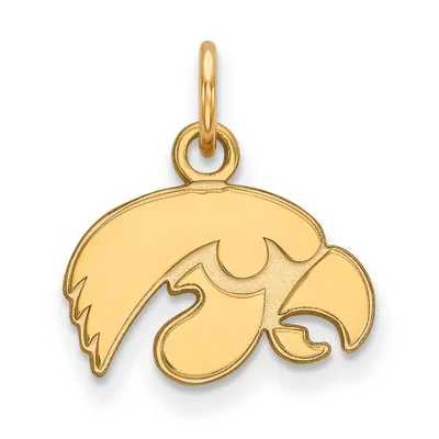 Iowa Hawkeyes Women's Gold Plated XS Pendant