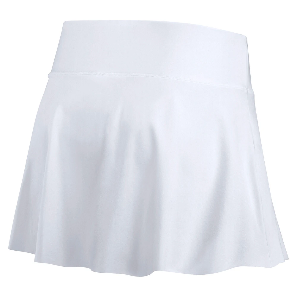 Women's Nike White Iowa Hawkeyes Club Performance Tennis Skirt with Shorts