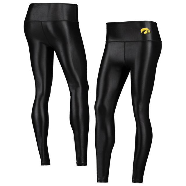 Legging Liquide Shine Iowa Hawkeyes ZooZatz pour femmes, noir