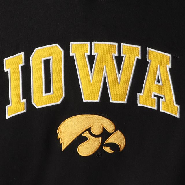 Sweat à capuche Colosseum Iowa Hawkeyes 2-Hit Team noir pour jeune