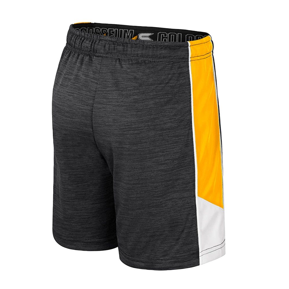 Youth Colosseum  Black Iowa Hawkeyes Athletic Shorts