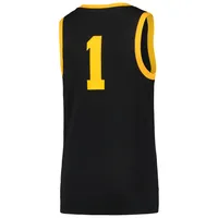 Maillot de basket-ball réplique l'équipe des Hawkeyes l'Iowa #1 noir Nike pour jeune