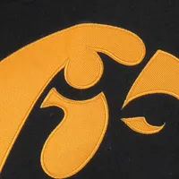 Sweat à capuche noir gros logo Iowa Hawkeyes Stadium Athletic pour jeunes