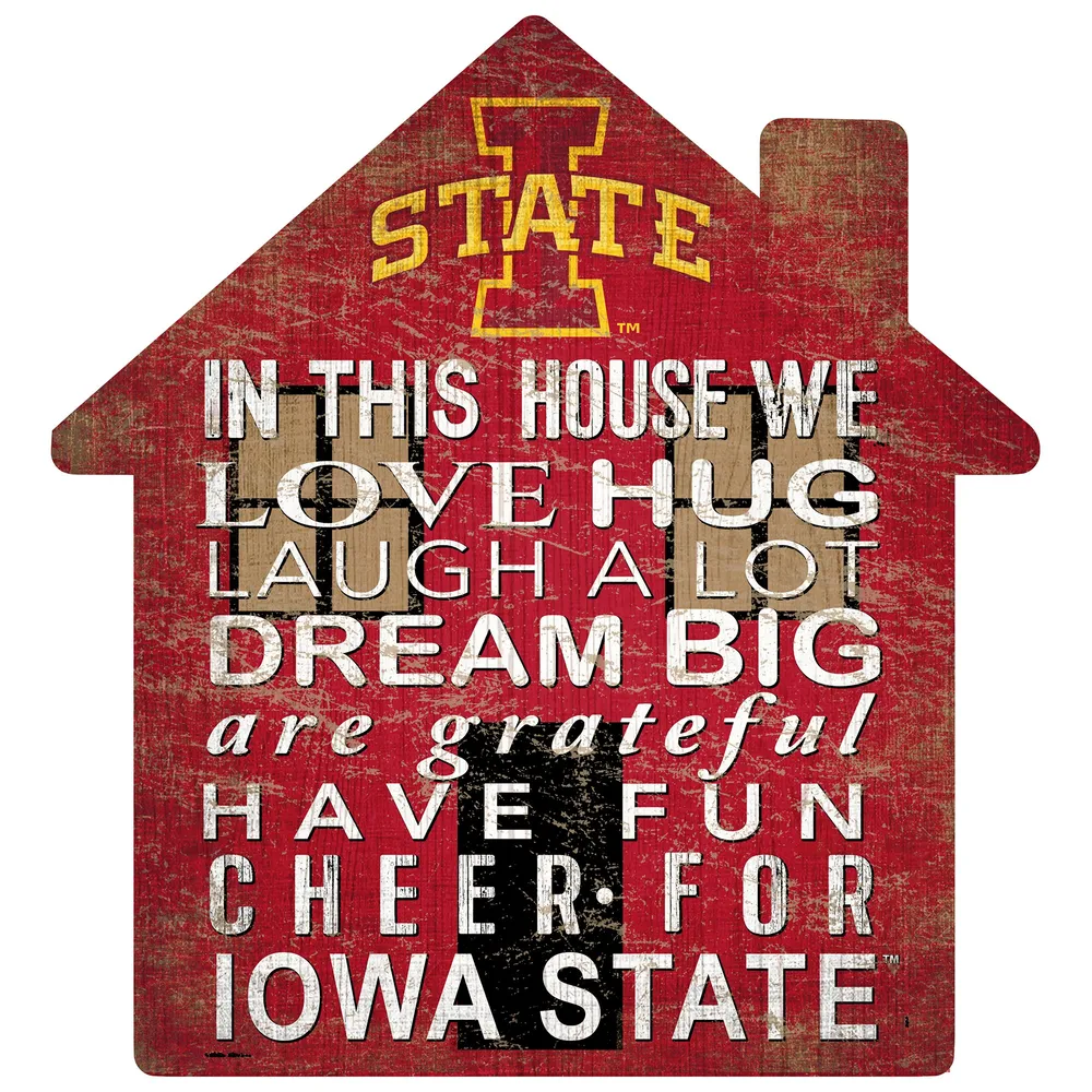 Iowa Hawkeyes 12 Logo State Sign