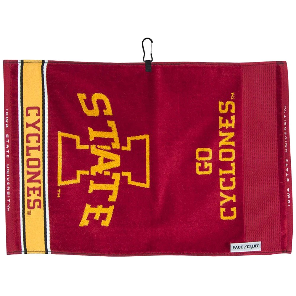 Serviette Jacquard Visage/Club Iowa State Cyclones 16" x 24"