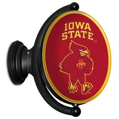 Iowa State Cyclones 23'' x 21'' Mascot Illuminated Rotating Wall Sign