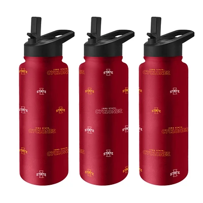 Bouteille de 34 oz pour rafraîchissement et répétition de l'Iowa State Cyclones