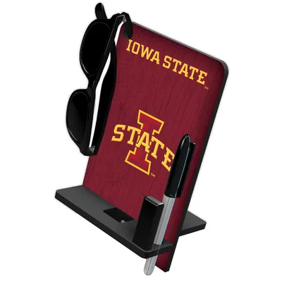 Iowa State Cyclones Four in One Desktop Phone Stand