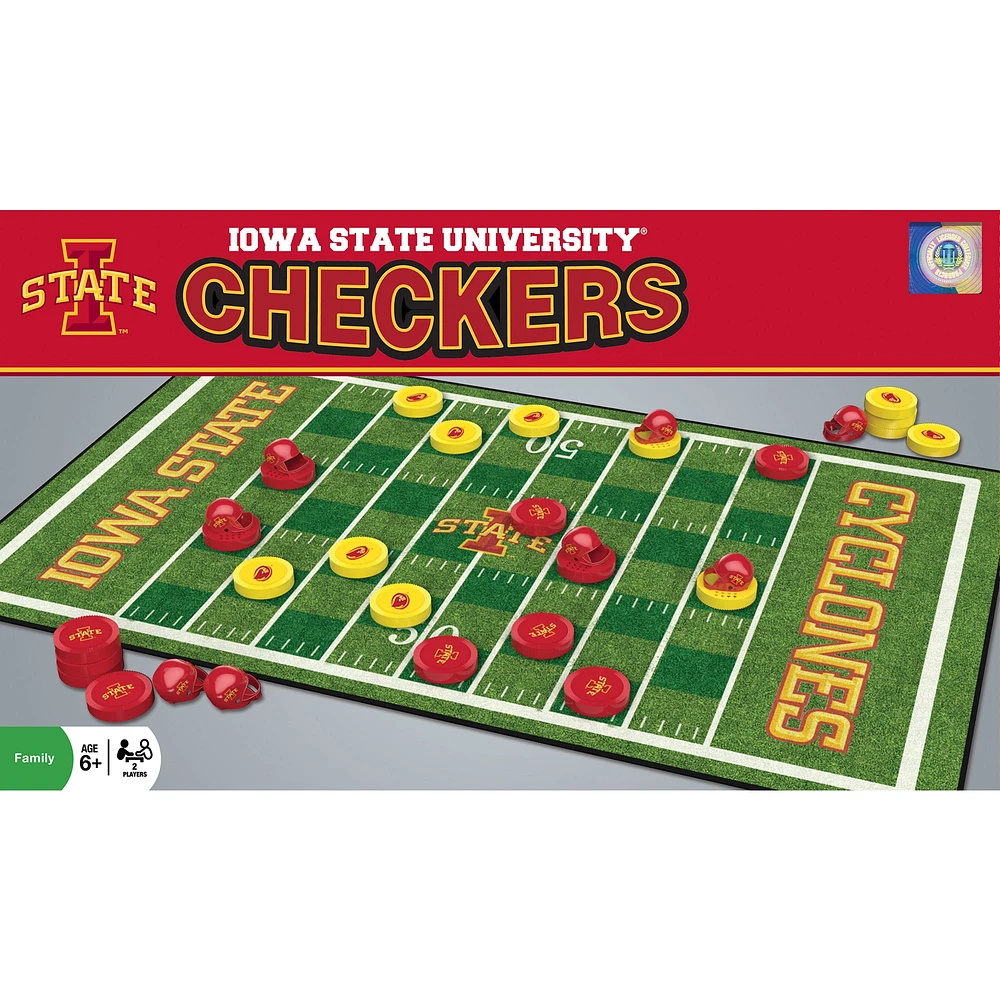 Iowa State Cyclones NCAA Checkers Set