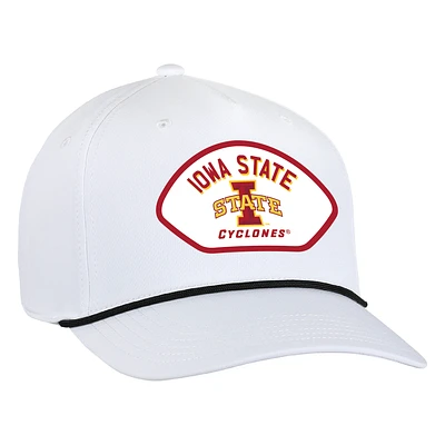Men's Ahead  White Iowa State Cyclones Alto Rope Adjustable Hat