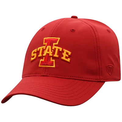Casquette ajustable Top of the World Cardinal Iowa State Cyclones pour homme