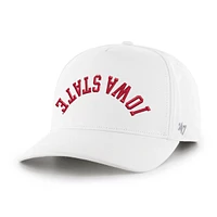 Casquette ajustable Flip Script Hitch blanche 1947 des Cyclones de l'Iowa State pour homme