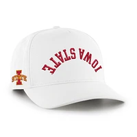 Casquette ajustable Flip Script Hitch blanche 1947 des Cyclones de l'Iowa State pour homme