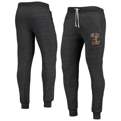 Men's Alternative Apparel Black Iowa State Cyclones Dodgeball Tri-Blend Pants