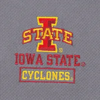 Men's Champion Gray Iowa State Cyclones Textured Quarter-Zip Jacket