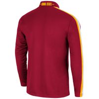 Men's Colosseum Cardinal Iowa State Cyclones 1955 Quarter-Zip Jacket