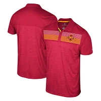 Men's Colosseum Cardinal Iowa State Cyclones Langmore Polo