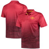 Men's Colosseum Cardinal Iowa State Cyclones Marshall Polo