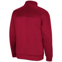 Men's Colosseum Cardinal Iowa State Cyclones No Tomorrow Quarter-Zip Jacket