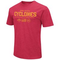 Men's Colosseum Cardinal Iowa State Cyclones OHT Military Appreciation Flag 2.0 T-Shirt