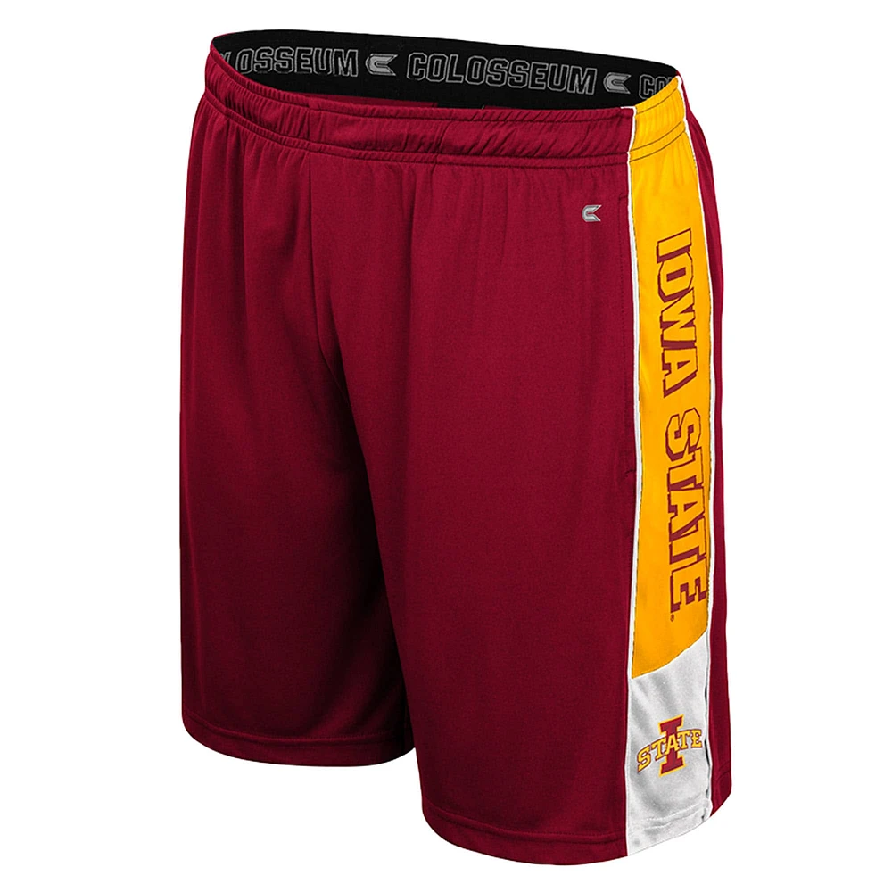 Men's Colosseum Cardinal Iowa State Cyclones Quantum Shorts