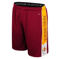 Men's Colosseum Cardinal Iowa State Cyclones Quantum Shorts