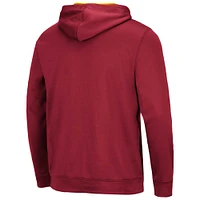 Pull à capuche Colosseum Cardinal Iowa State Cyclones Resistance pour hommes