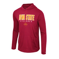 Men's Colosseum Cardinal Iowa State Cyclones Team Color Rival Hoodie Long Sleeve T-Shirt