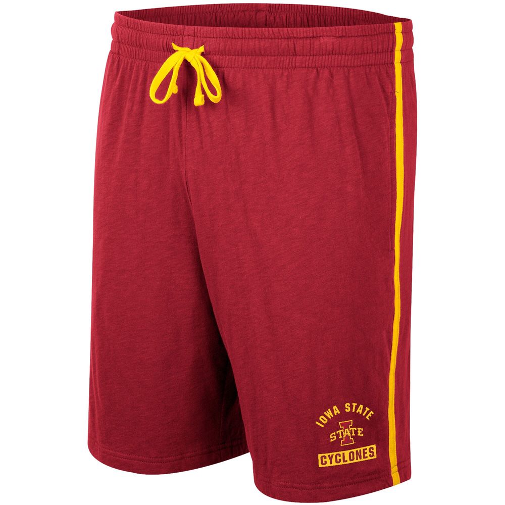 Men's Colosseum Cardinal Iowa State Cyclones Thunder Slub Shorts