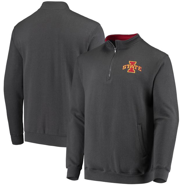 Veste Colosseum Charcoal Iowa State Cyclones Tortugas Logo Quarter-Zip pour homme