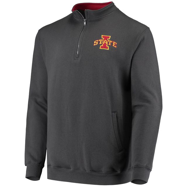 Veste Colosseum Charcoal Iowa State Cyclones Tortugas Logo Quarter-Zip pour homme