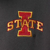 Men's Colosseum Charcoal Iowa State Cyclones Tortugas Logo Quarter-Zip Jacket