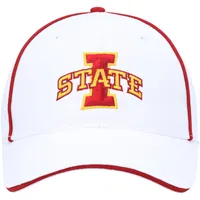 Men's Colosseum  White Iowa State Cyclones Take Your Time Snapback Hat