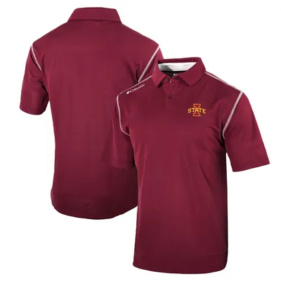 Iowa State Cyclones Columbia Omni-Wick Shotgun Polo - Cardinal