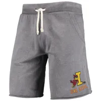 Short de détente Victory Iowa State Cyclones gris chiné pour homme