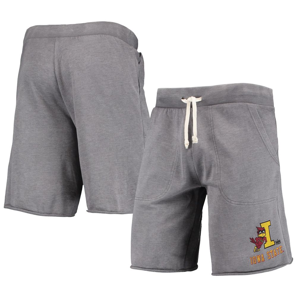 Men's Heathered Gray Alternative Apparel Iowa State Cyclones Victory Lounge Shorts