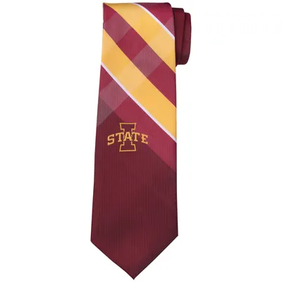 Iowa State Cyclones Woven Poly Grid Tie