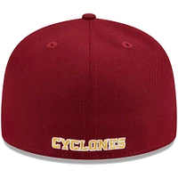 Casquette ajustée 59FIFTY Cardinal Iowa State Cyclones de New Era pour homme