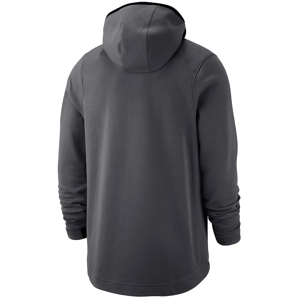 Men's Nike Anthracite Iowa State Cyclones Tonal Showtime Full-Zip Hoodie Jacket