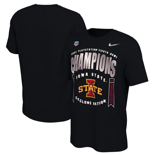 Lids Iowa State Cyclones Nike 2021 Fiesta Bowl Champions Locker Room  T-Shirt - Black