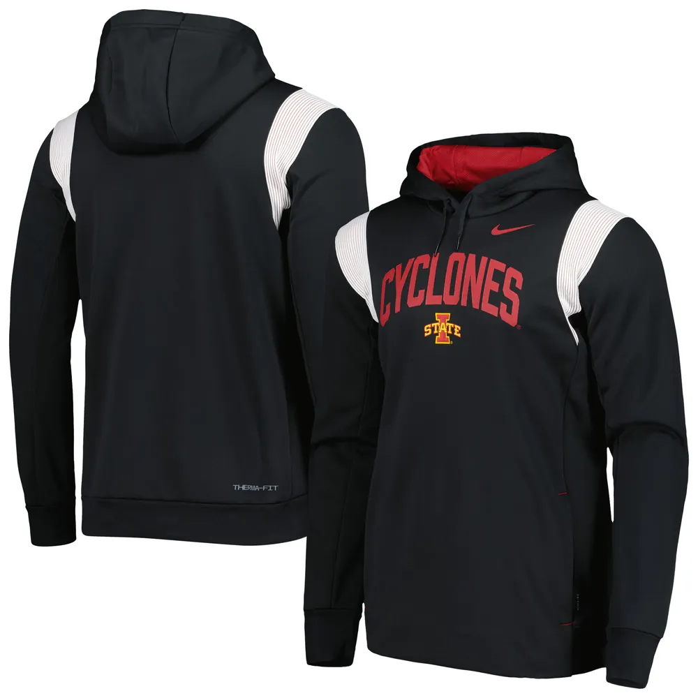 Nike Iowa State Cyclones 2022 Sideline Performance Sweat à capuche pour homme Noir