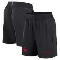 Men's Nike Black Iowa State Cyclones 2024/25 Sideline Performance Woven Shorts