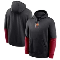 Men's Nike Black Iowa State Cyclones 2024 Sideline Club Fleece Pullover Hoodie