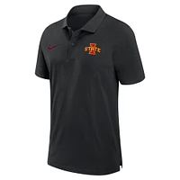 Polo Nike Performance noir pour homme des Cyclones de l'Iowa State