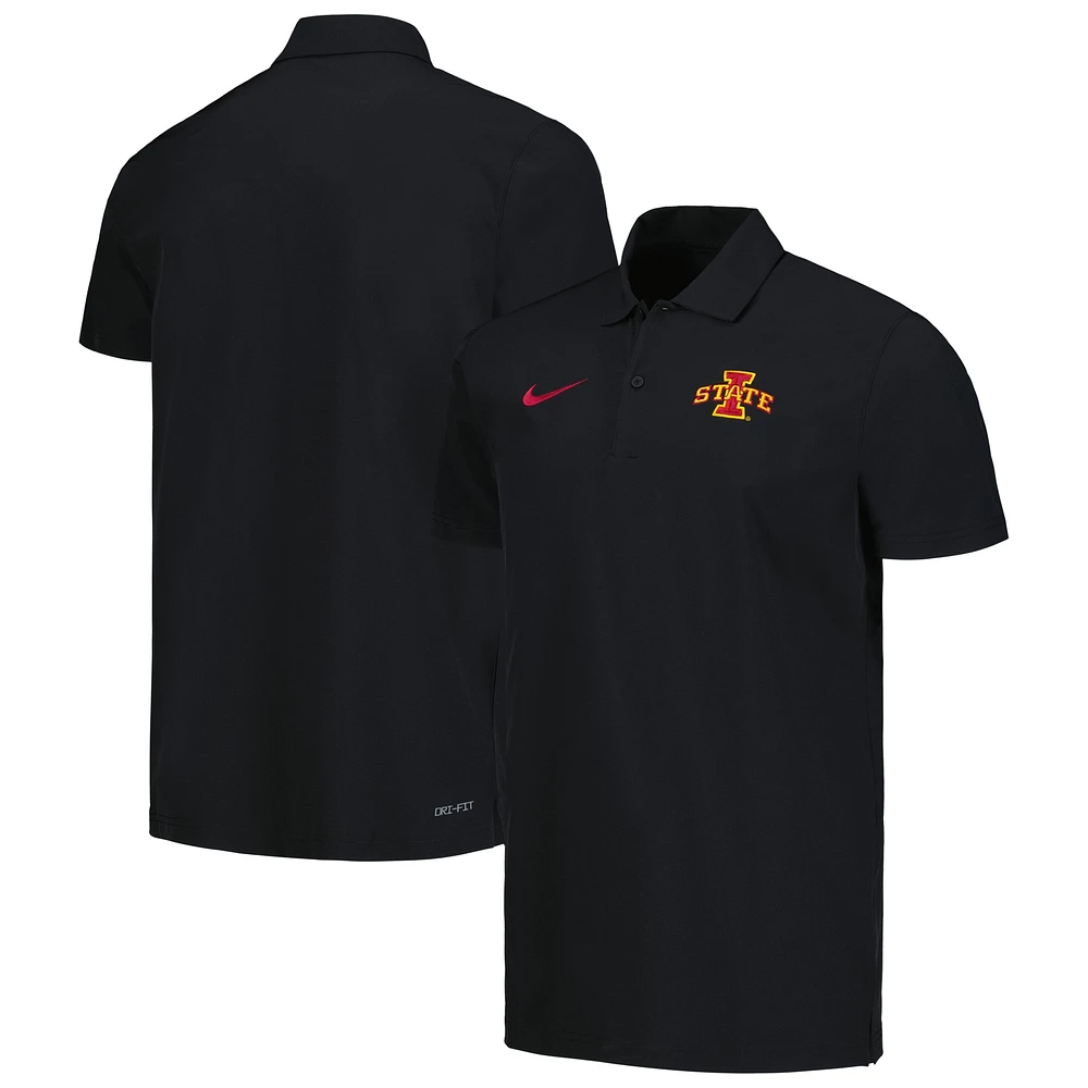 Polo noir BCS Apparel pour hommes des Cyclones de l'Iowa State